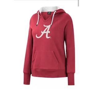 University of Alabama "Roll Tide" Red Hoodie, Size Large